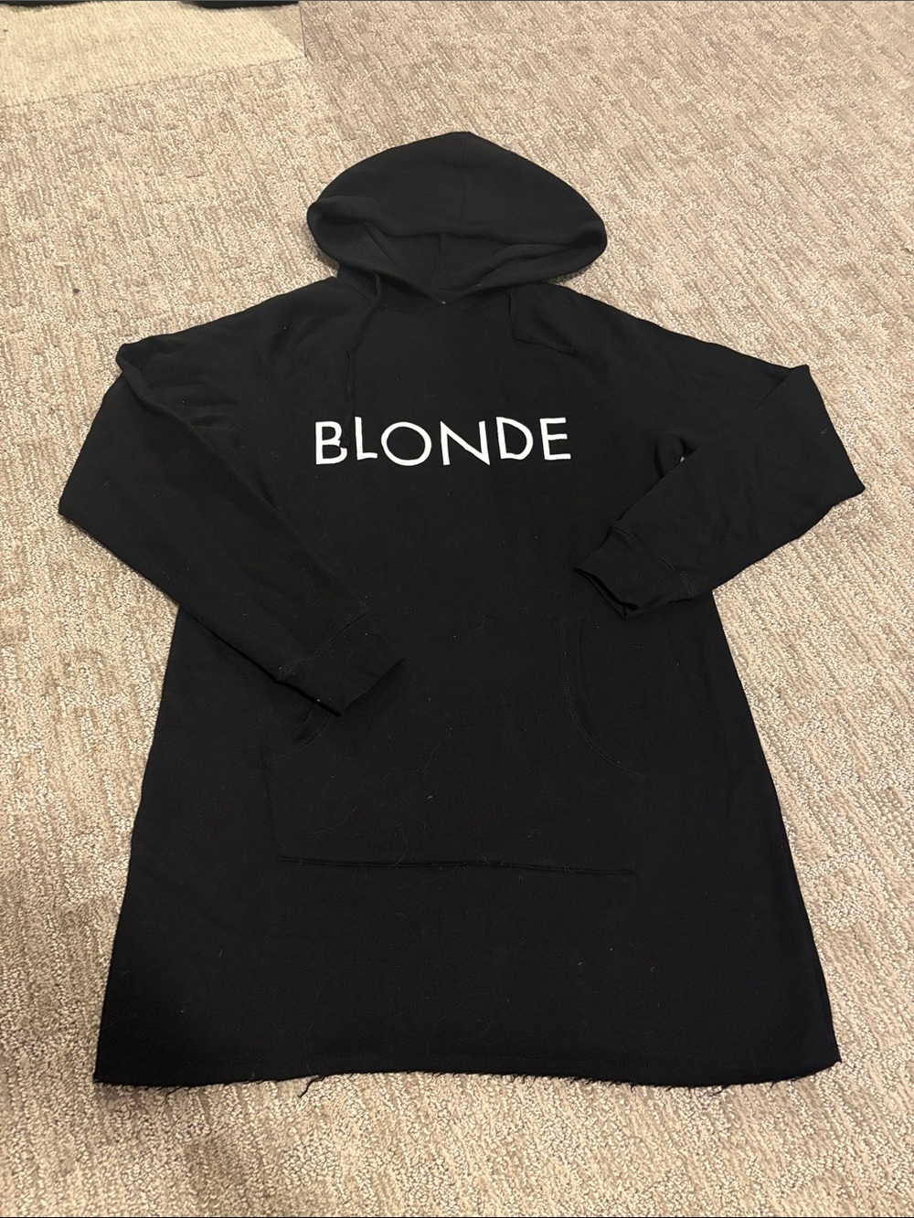 Brunette The Label Black Sweatshirt Dress